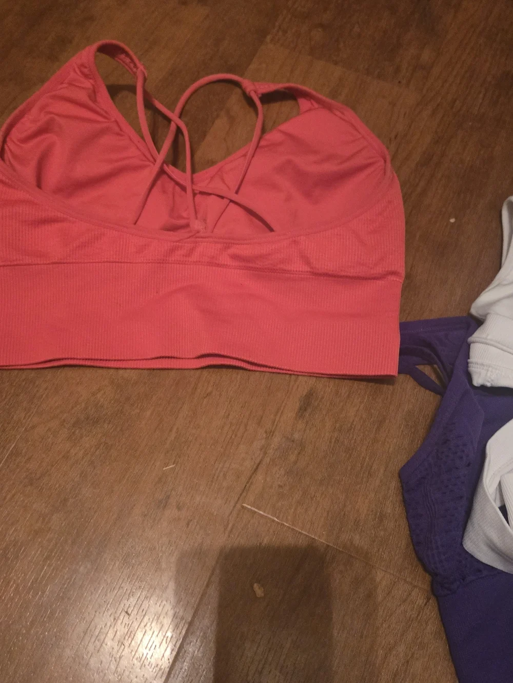 Puma Coral Strappy Light Support Sports Bra